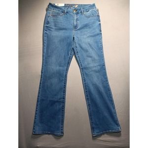 SEVEN7 Ladies HIGH RISE TUMMYLESS JEANS, Slimming Control Panel Sz 14 Mars